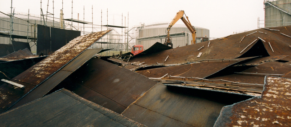 Afbraakwerken metaalconstructies